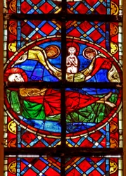Âme de Saint Vincent portée par des anges