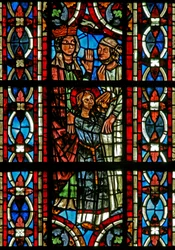 Scène de la vie de Sainte Hélène : le miracle du vase qui s