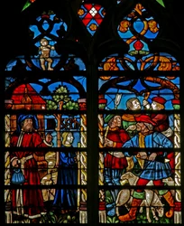 Jacob avec Joseph ; les frères complotent