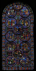 Fenêtre w23 représentant la fenêtre de Saint Thomas Becket
