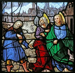 Deux apôtres donnent de l
