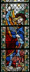 Fenêtre w49 représentant Saint Michel