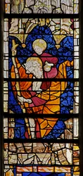Fenêtre w4 représentant Saint Christophe