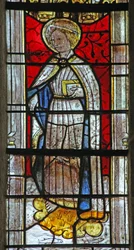 Fenêtre w6 représentant Saint Psalmet