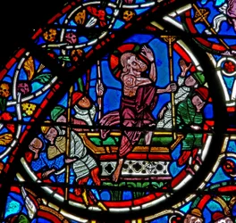 Fenêtre w6 représentant la Résurrection