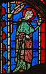 La Résurrection - une sainte femme au tombeau