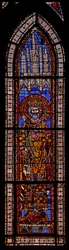 Fenêtre w9 représentant Charlemagne