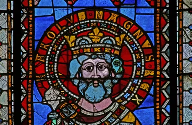 Fenêtre w9 représentant Charlemagne