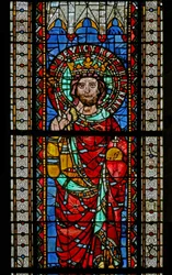 Fenêtre w9 représentant Louis le Pieux