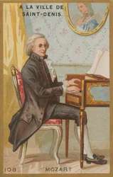 Wolfgang Amadeus Mozart, compositeur classique autrichien du 18ème siècle