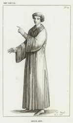 XII Siècle, Abélard (gravure)