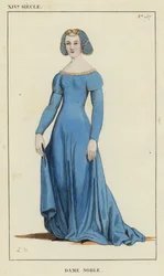 XIVe siècle, dame noble