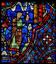 Magicienne avec une fiole - à la campagne