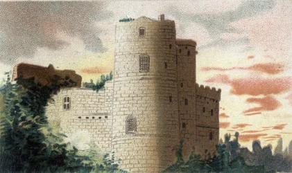 Vue du château de Clisson (Loire-Atlantique)