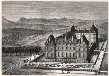 Vue du château de Rosny