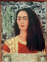 Autoportrait avec les cheveux détachés