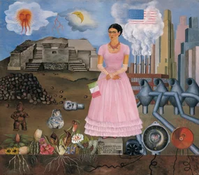 Autoportrait à la frontière entre le Mexique et les États-Unis