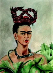Autoportrait avec tresse