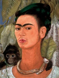 Autoportrait avec un singe