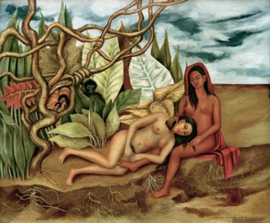 Deux nus dans la forêt
