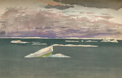 Au bord de la glace - Tempête qui se lève, 14 septembre 1893, 1897
