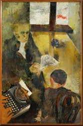 Interrogation (huile sur toile)