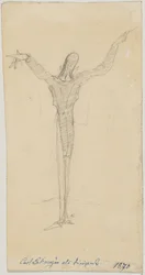 Caricature de Carl Lahmeyer en chef d