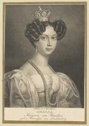 Amélie de Leuchtenberg 1812-1873, impératrice du Brésil, 1830