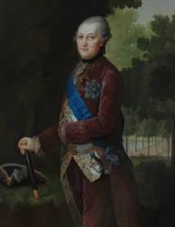 Portrait de Peter von Biron 1724-1800, duc de Courlande et Sémigalie, 1781