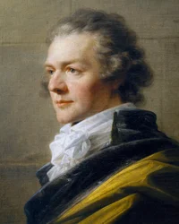 Portrait de Johann Nepomuk Hunczovsky, peinture par Heinrich Friedrich Füger (1751-1818)