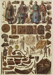 Costumes et objets scandinaves jusqu