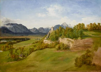 Le mont des Moines à Salzbourg avec la tour de Joseph