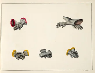 Gants, planche de 