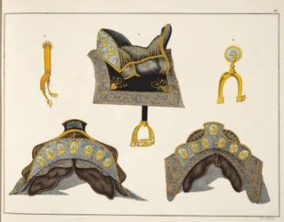 Selles et éperons, planche de 