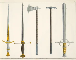 Épées, planche de 