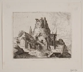 Ruine avec tour