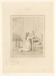 Fille avec poupée