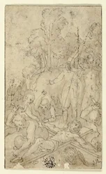 Le Christ cloué sur la croix