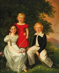 Frères et sœurs de la famille de marchands berlinois Rohde