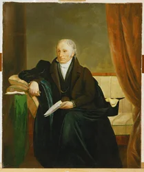 Banquier baron Bernhard von Eskeles (painting on canvas)