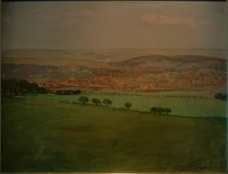 Vue sur Weimar depuis l