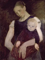 Paysanne et enfant du Maure