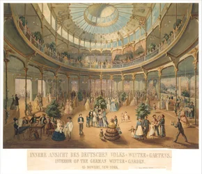 Vue intérieure du Jardin d