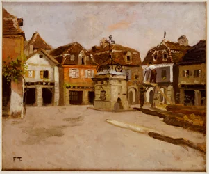 Une place de ville