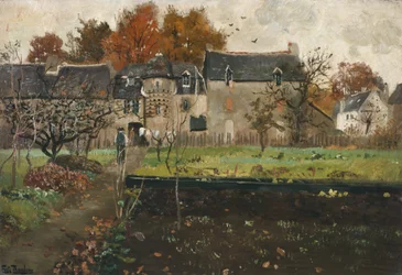 Ferme française, vers 1900