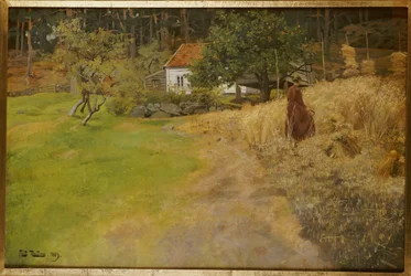 Fenaison, Stord, 1889