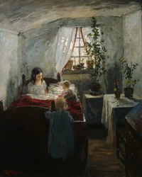 Intérieur avec enfants