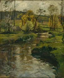 Rivière en Normandie, vers 1896 (peinture)