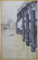 La Seine en décembre, 1893