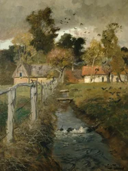 Le ruisseau, vers 1895